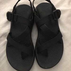 Like New Black Chaco Sandals